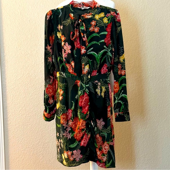 NWOT Walter Baker Willette Dress, Rain Forest - Picture 4 of 8